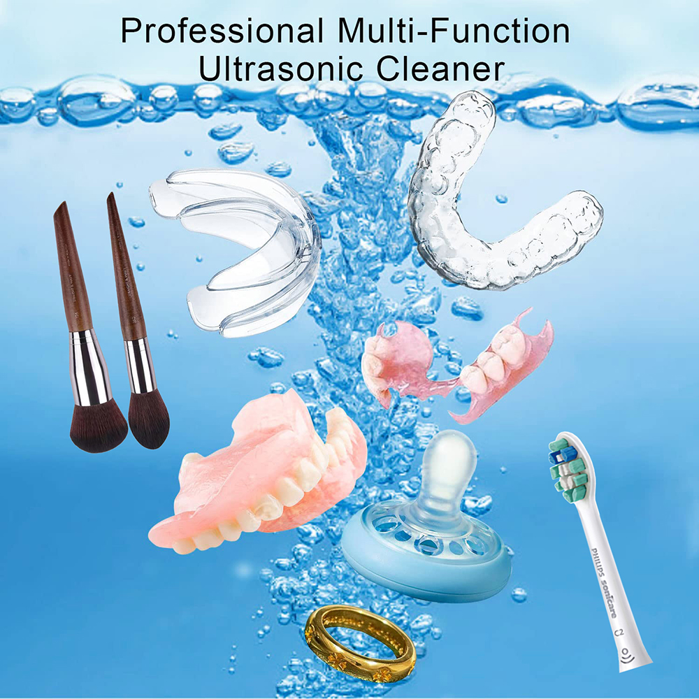 टूथ ब्रश दंत चिकित्सा उपकरण डेन्चर के लिए अल्ट्रासोनिक सफाई उपकरण