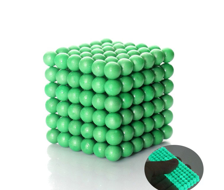 चुंबकीय गेंदों neocube - फ्लोरोसेंट चमकदार