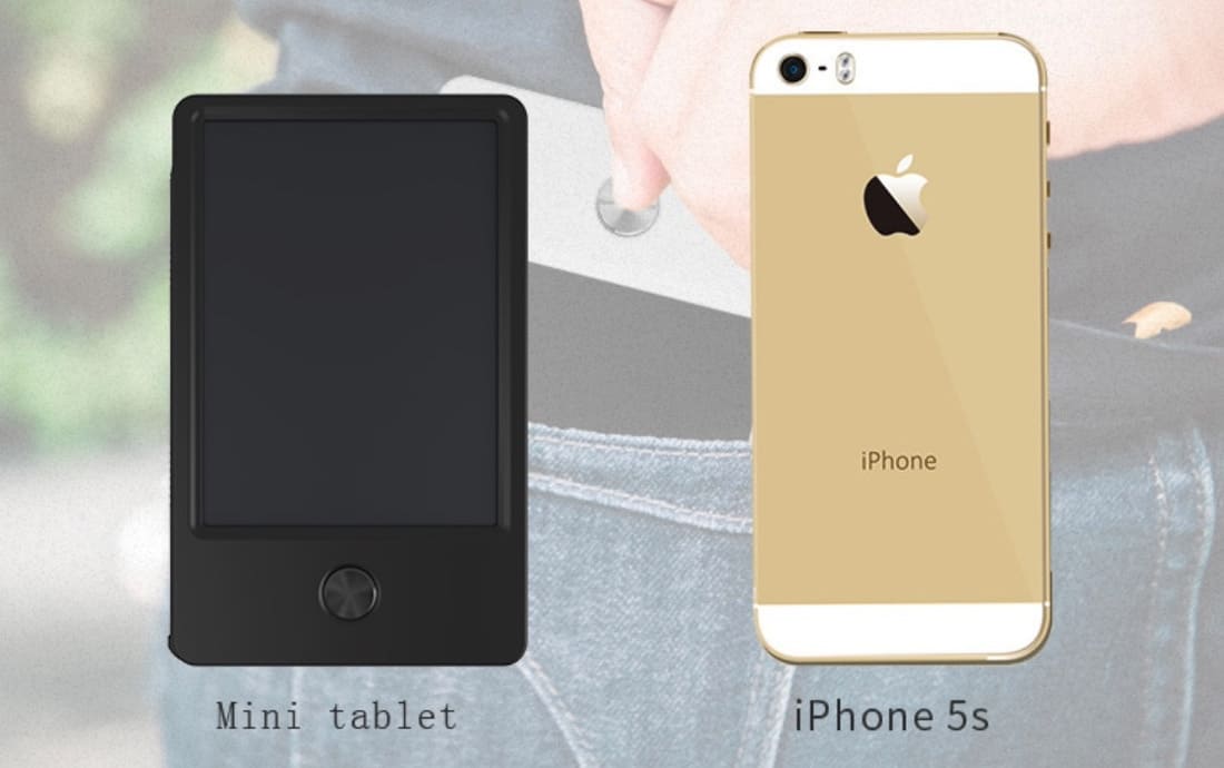 आपके मोबाइल फोन जैसे छोटे आयाम - पॉकेट एलसीडी टेबल