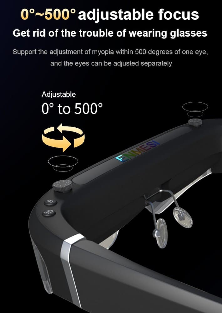 वीआर चश्मा रिमोट कंट्रोल के साथ आभासी वास्तविकता