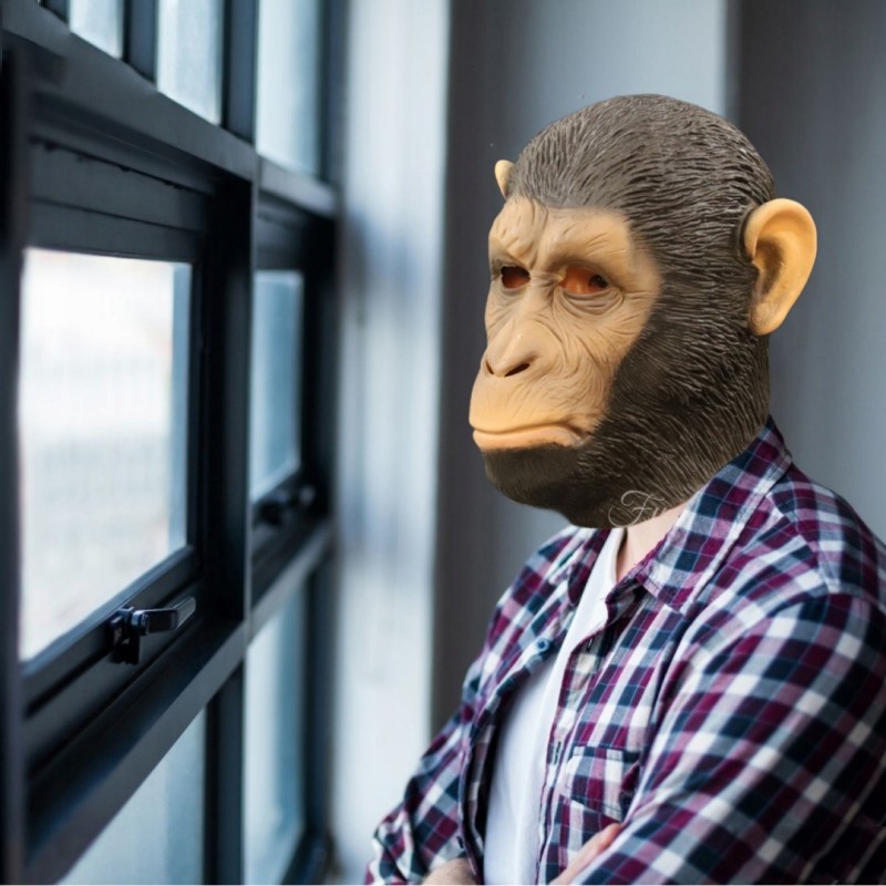 बंदर चेहरा मास्क सिलिकॉन - ओप सीज़र