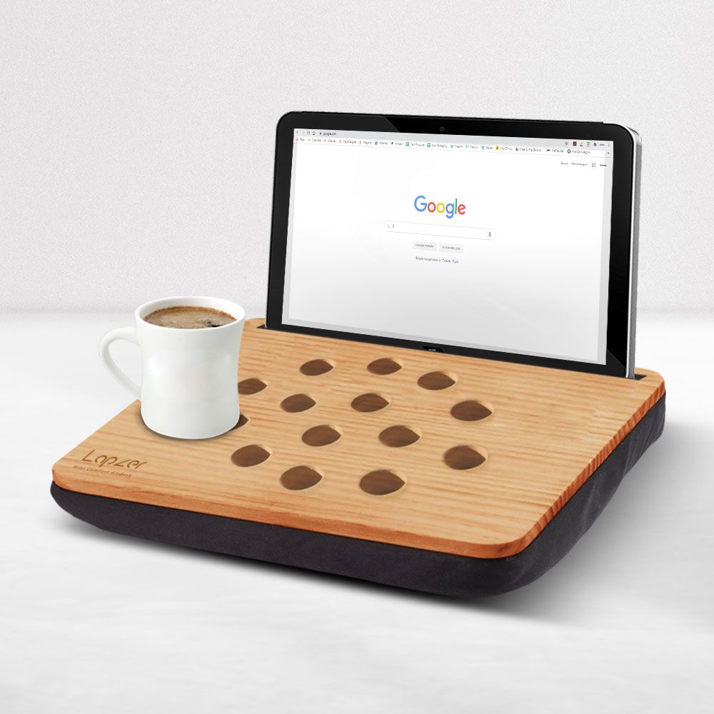 आईपैड टैबलेट के लिए मैट - लकड़ी + तकिया से बना है