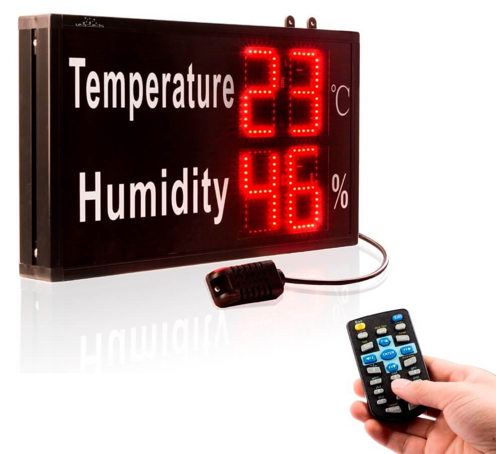 तापमान और आर्द्रता मीटर के साथ आइस पैनल