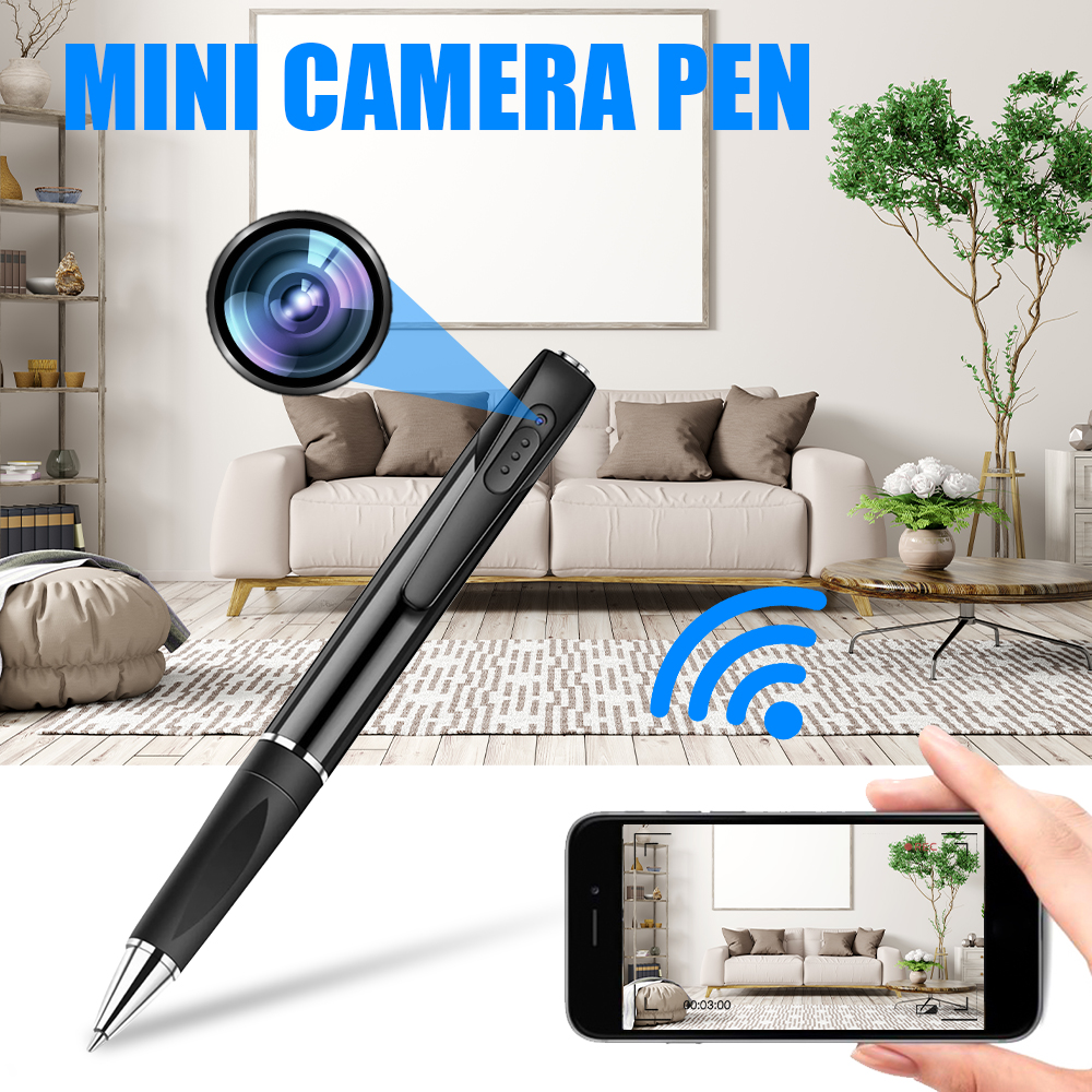 फुल एचडी + वाईफाई सपोर्ट वाला स्पाई पेन कैमरा (आईओएस/एंड्रॉयड ऐप)