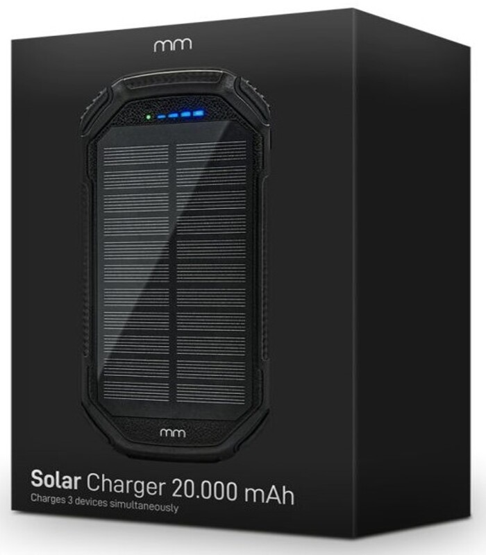 बाहरी मोबाइल चार्जर सौर ऊर्जा बैंक बैटरी 20000 एमएएच