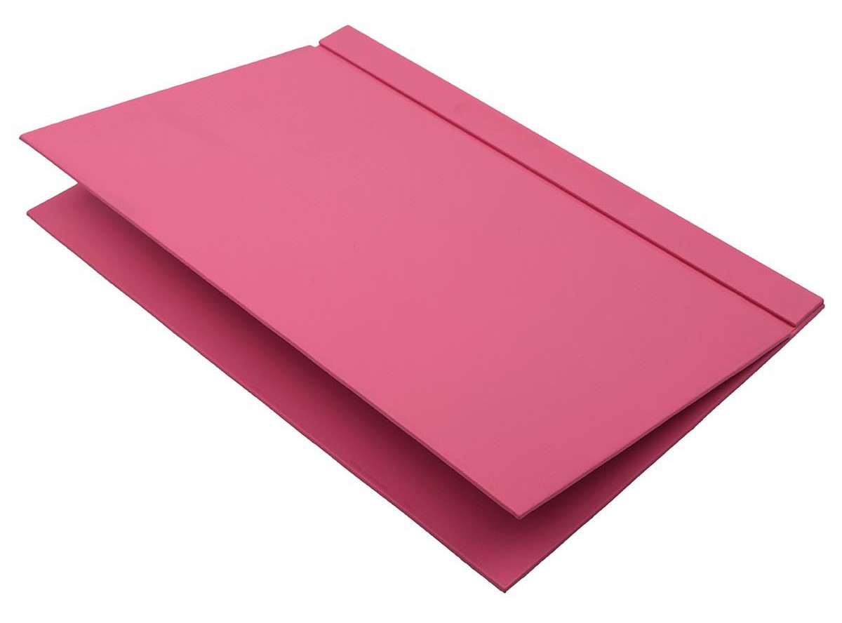 कार्यालय के लिए दस्तावेजों के लिए गुलाबी डेस्क