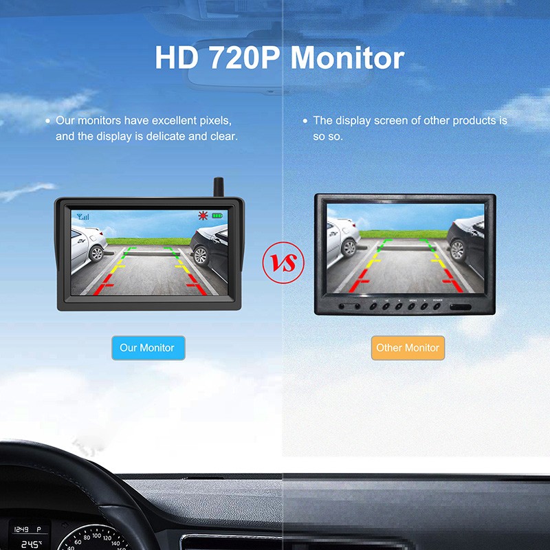 AHD HD कार मॉनिटर 720P