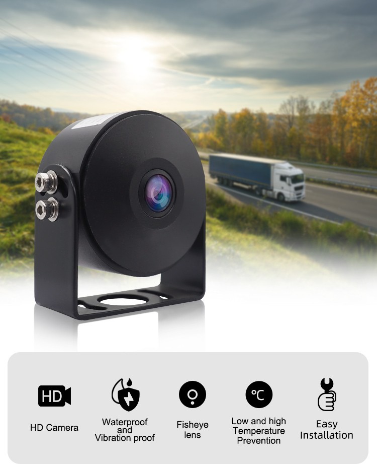 मेटल रियर कैमरा कार राउंड - वाहनों पर सार्वभौमिक उपयोग