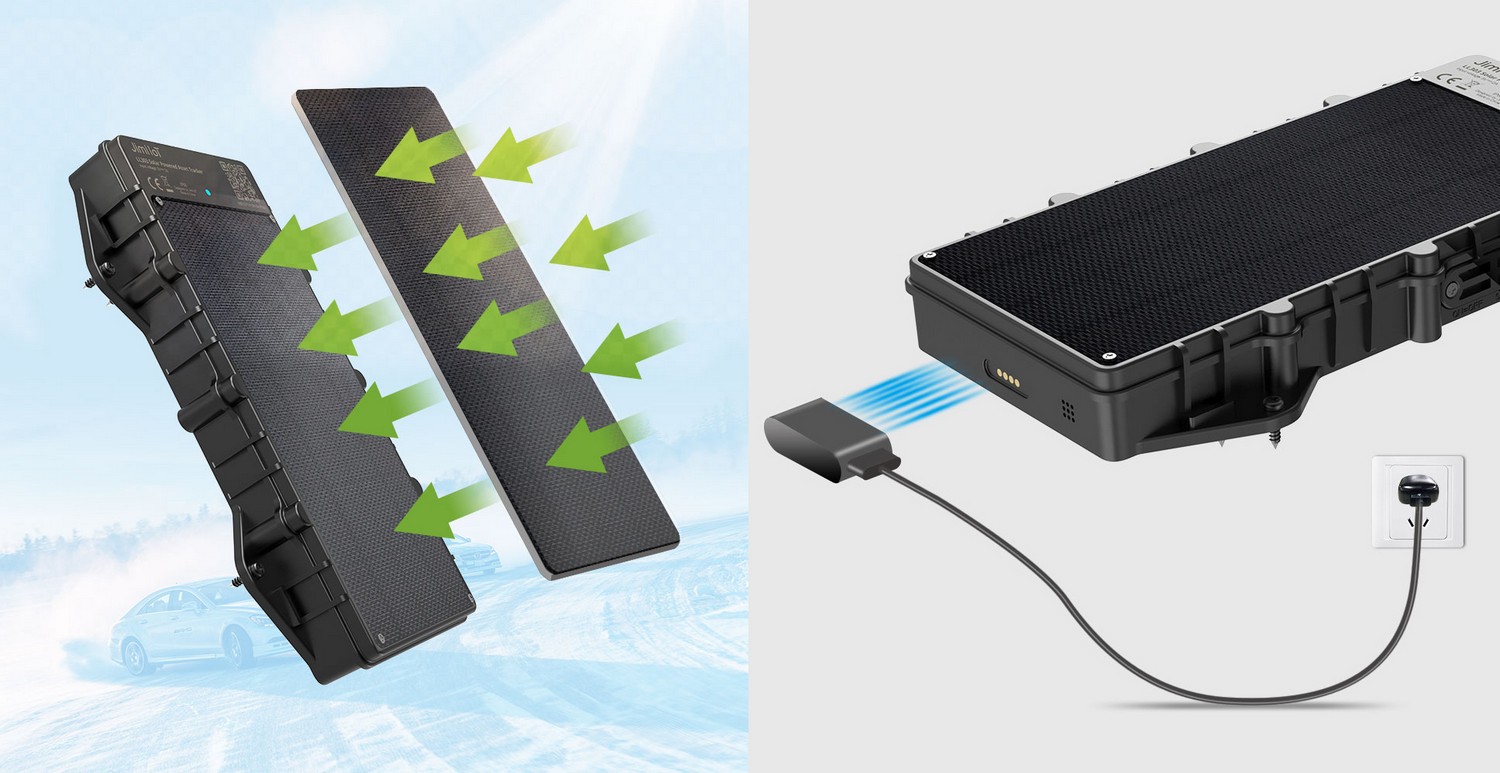 जीपीएस ट्रैकर - सौर और चुंबकीय चार्जिंग