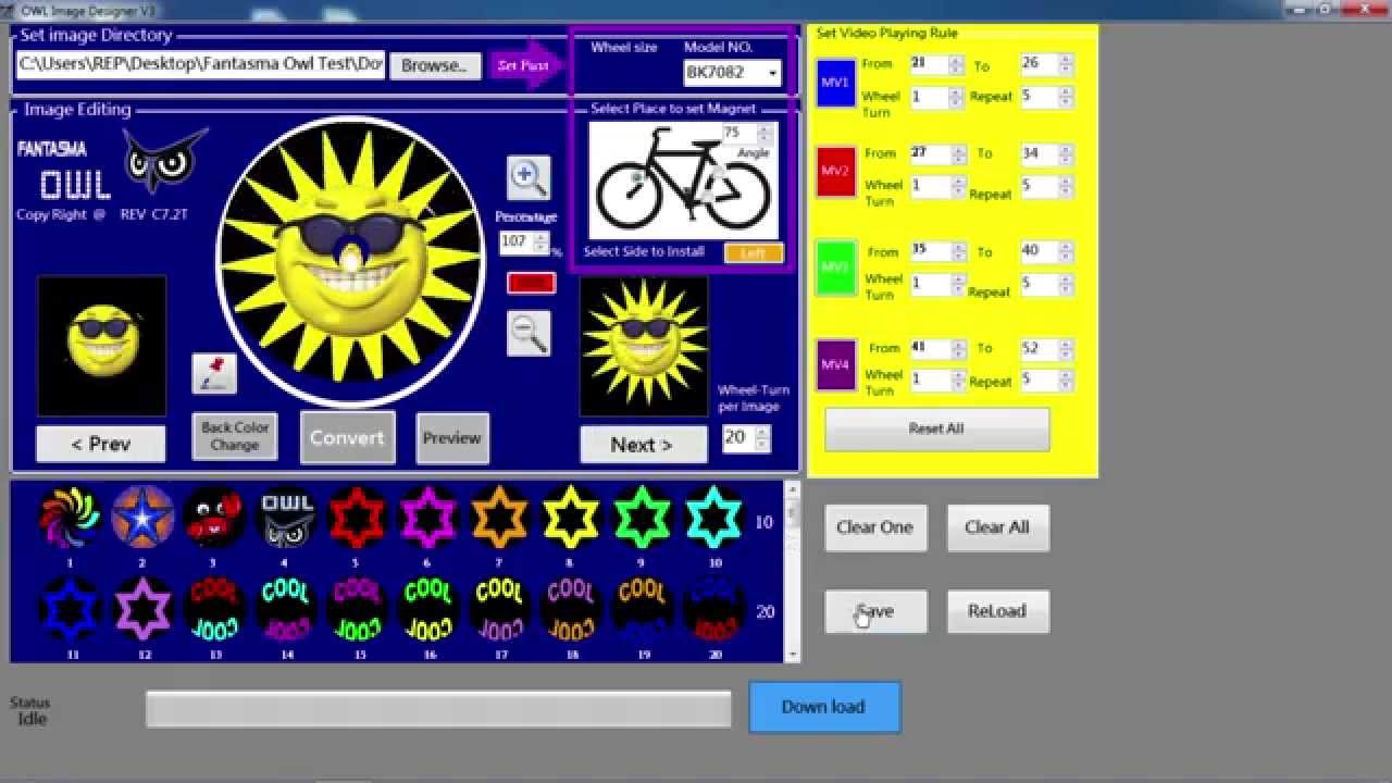 फैंटेस्मा ओडब्ल्यूएल प्रोग्रामेबल लाइटिंग साइकिल