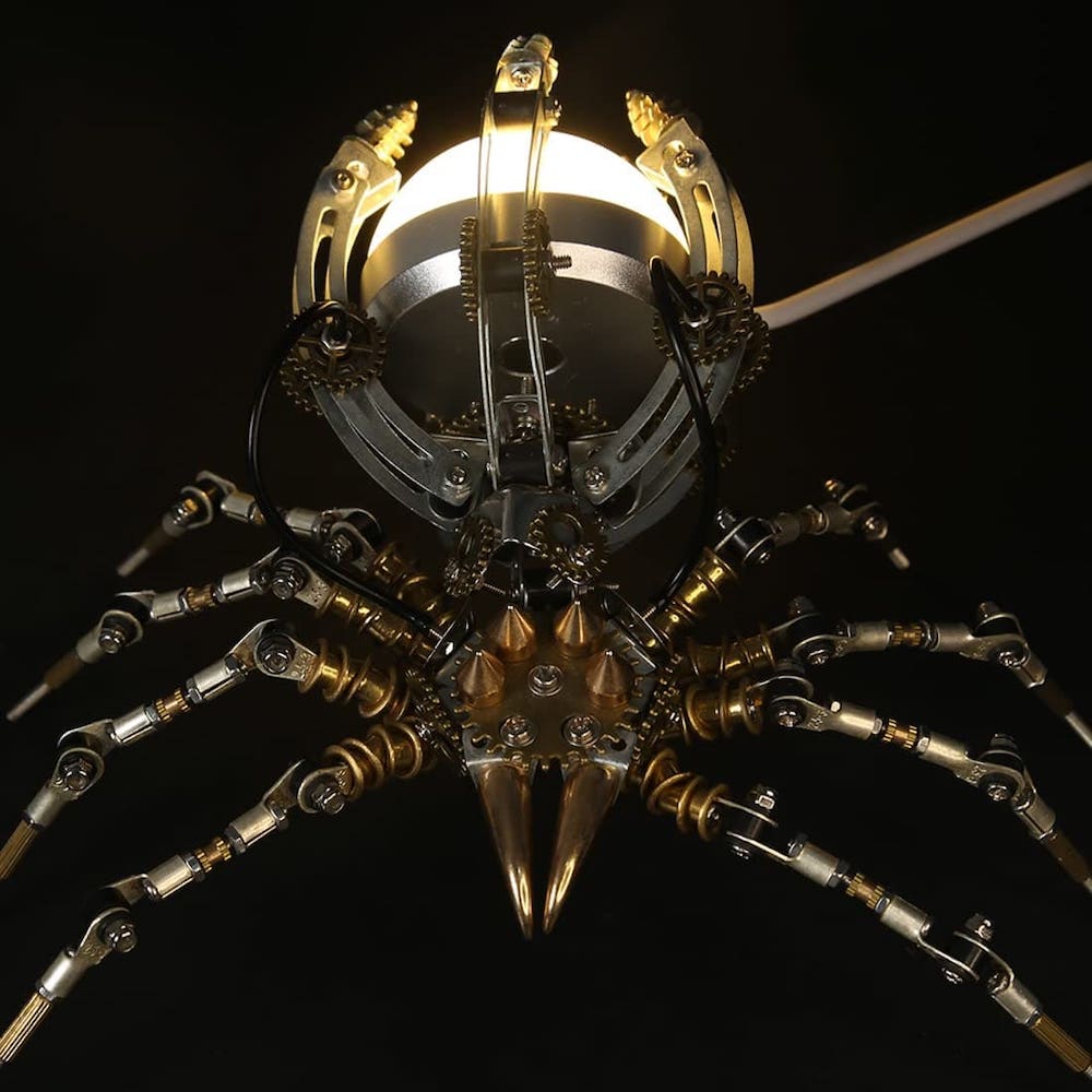 मकड़ी पहेली धातु का 3डी मॉडल