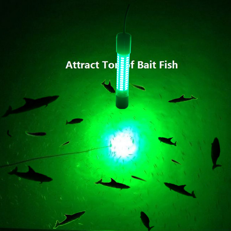 मछली पकड़ने का हल्का हरा एलईडी - रात में मछली पकड़ने के लिए आदर्श - 300W तक की शक्ति