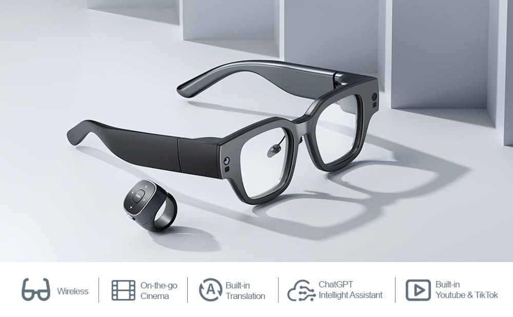 वीआर चश्मा स्मार्ट चैट के साथ जीपीटी स्मार्ट 3 डी वायरलेस