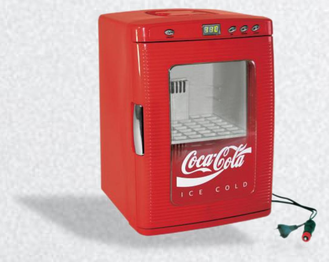 रेट्रो मिनी कूलर रेफ्रिजरेटर फ्रिज लाल कोका कोला
