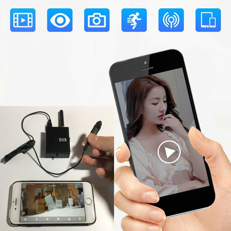 मोबाइल ऐप के जरिए माइक्रो पिनहोल स्पाई कैमरा मॉनिटरिंग